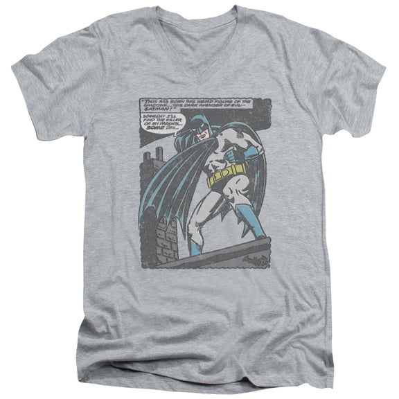 Batman - Bat Origins - Slim Fit V Neck Shirt - Medium