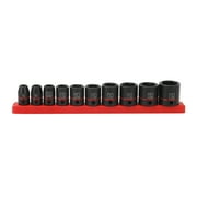 Hyper Tough 11-Piece 3/8-inch Drive Impact Socket Set (SAE)