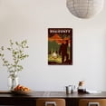 thumbnail image 5 of Home of Bigfoot  WPA Style, Stretched Canvas Wall Art by Lantern Press Sold by ArtCom, 5 of 5