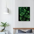 thumbnail image 4 of Nawypu green Clovers Have Shamrock Canvas Wall Art St. Patrick's Day Wall Decor Aesthetic Picture Vintage Painting Decor For Bedroom Bathroom Office Cafe Poster Decor, 4 of 5
