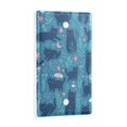 thumbnail image 2 of Yayeee Blank Wall Plate Cover 1-Gang 4.5"x2.7" Home Unused Decorative Outlet, Blue Forest Cat Pattern, 2 of 7