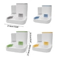thumbnail image 3 of Pet Automatic Food Water Dispenser Bowl with Anti-Slip Base Pet Feed Dish Double, 3 of 17