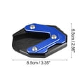 thumbnail image 4 of Unique Bargains 1 Set Motorcycle Kickstand Extension Pad Side Stand for Suzuki Jixer 250 SF 2018-2023 Blue, 4 of 6