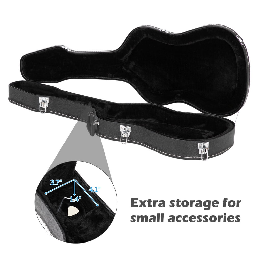 Hard-Shell Electric Guitar Case Flat Surface Black suit for GST, GTL