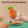 thumbnail image 3 of Bearachild 5 Pieces Food Snack Sealer Carrot Clips Fresh Sealing Accessories Storage Organizer Box Refrigerator Clamp Vacuum Cocina y Comedor, 3 of 6