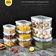 thumbnail image 4 of Caja de almacenamiento para refrigerador, de plástico de grado alimenticio, con drenaje, transparente, de doble capa, de gran capacidad, para almacenar frutas en el refrigerador, 4 of 5