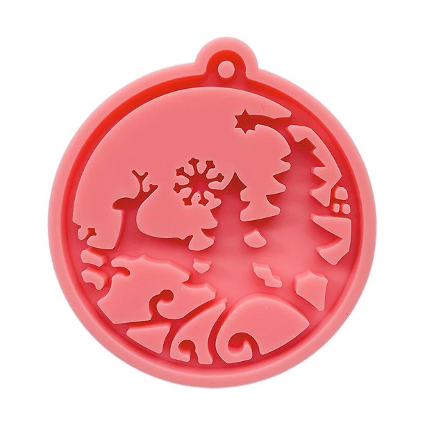 4 Molde de silicona para manualidades, llavero, collar, dijes, resina epoxi, fabricación de joyas