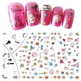 thumbnail image 3 of Funie Nail Sticker Christmas Self Adhesive Mini Santa Nail Art Decal Decoration for Fingernail, 3 of 7