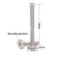 thumbnail image 2 of shiyou-M6 x 65mm Rivet Countersunk Socket Cap Bolts Screws Connecting 304 Stainless Steel, 2 of 4