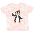 thumbnail image 3 of Inktastic Cute Penguin, Baby Penguin, Penguin with Party Hat Boys or Girls Toddler T-Shirt, 3 of 5