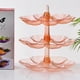 thumbnail image 4 of Platos de frutas apilados Contenedor de almacenamiento Postre Cupcake Stands Holder Rack Bandeja de servicio multipropósito para restaurante Hotel Rosa Sunnimix Canasta de frutas, 4 of 8