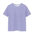 thumbnail image 5 of Top de Manga Larga de la Moda de los Niños de Color Sólido Cuello Redondo Suelto Y Casual Tops para el Uso Casual Diario, Interior, Regreso a Casa, Fiestas de Cumpleaños, Vacaciones, Fotografía, 5 of 5