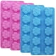 thumbnail image 1 of Molde de silicona de grado alimenticio con estampado de huellas, DaKuan, juego de 4 paquetes, reutilizable, para perro, gato, pata de animal, hielo, caramelo, chocolate, molde para hornear,, 1 of 8