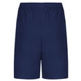 thumbnail image 3 of OGLCCG Mens Swim Trunks with Compression Liner 2 in 1 Quick Dry Bathing Suit Beach Shorts with Pockets Summer Vacation Swimwear,XL,Dark Blue, 3 of 5