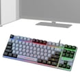thumbnail image 3 of Teclado Para Juegos Por Cable De 87 Teclas Con Retroiluminación LED Colorida Para Escribir En El Ordenador Portátil Y De Escritorio, 3 of 7