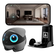 Enabot EBO Air 2 Plus FamilyBot with 3K Resolution, AI Assistant, 2-Way Video, Smart Patrol, 32-GB SD Card, Charging Dock, AC Adapter (Orbit Gray)