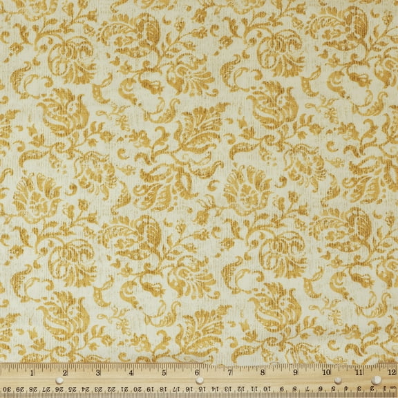 Waverly Inspirations 100% Cotton Duck 54" Berkley Cream Color Sewing Fabric by the Yard