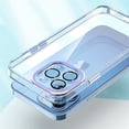 thumbnail image 2 of For iPhone 15 Pro Max Case Clear Hybrid w/ Color Buttons + 2 Screen Protectors, 2 of 3