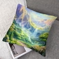 thumbnail image 7 of nygtbtfer Magic Path Mountain Plant deep Forest Tree Pillow Covers Pillowcases Home Decor Bed Couch Sofa Office Living Room Cushion White, 7 of 7
