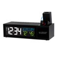 thumbnail image 4 of La Crosse Technology 616-1950-INT Réveil de Bar Pop-Up avec Port de Charge USB, Standard, Noir, 4 of 5