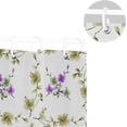 thumbnail image 5 of Violet Flowers Shower Curtain for Bathroom Waterproof Fabric Shower Curtains Bathtub Curtain with 12 Hooks, 60"x 72" for Bath Hotel Room, 5 of 6