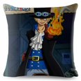 thumbnail image 3 of Fundas de cojín cuadradas con estampado colorido de One Piece de Anime japonés para decoración del hogar, 3 of 5