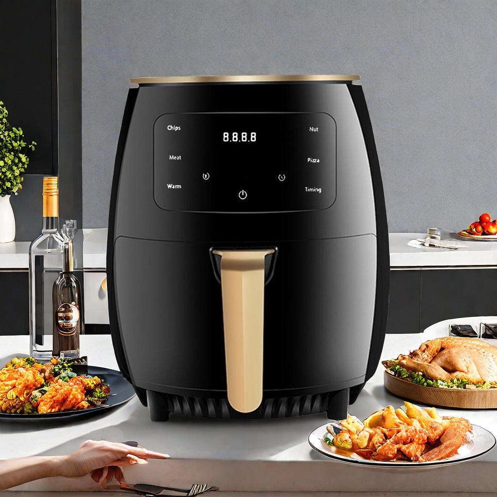 Farberware 6-Quart Digital XL Air Fryer Oven, Black, 8 Pre