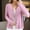 Pink, variant on ZSQDM Women's Ice Silk Knit with Skirt V Neck Cardigans Cardigan Sweater for Women Crewneck Soft Loose Fit Basic Knit Pullover Sweaters Top Outfits Sweater（Xl）