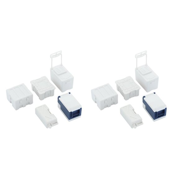 Mini caja de herramientas para coche teledirigido Vogacara modelo CBP184039 color Azul Rojo Blanco