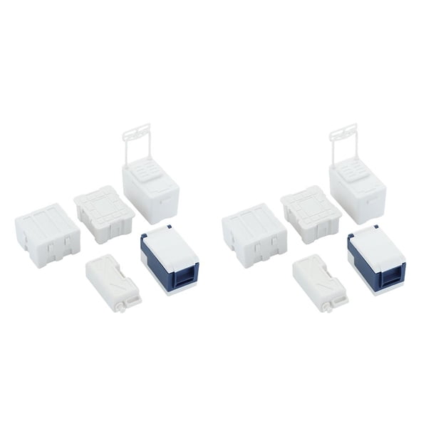 Mini caja de herramientas para coche teledirigido Vogacara modelo CBP184039 color Azul Rojo Blanco
