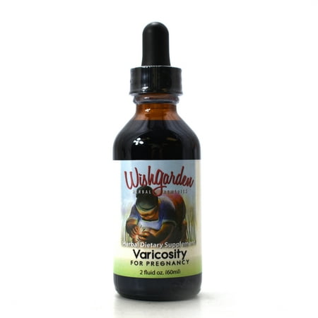 WishGarden Herbal Remedies WishGarden Herbs — Varicosity Circulatory Herbal Tonic For Pregnancy — 2 oz