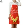 thumbnail image 7 of PULLIMORE Christmas Kitchen Cooking Aprons & Heat Resistant Oven Mitts & Potholders Place Mats & Xmas Hat Kitchen Accessories, 7 of 7