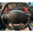 thumbnail image 4 of High Gloss Red Genuine Carbon Fiber Larger Paddle Shifter Extensions For For All New BMW 3 4 5 7 Series X3 X4 X5 X6 (Gxx Chassis), 4 of 6