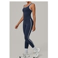 thumbnail image 3 of SKQIT Womens Workout Set Two Piece Racerback Color Block Sports Bra Matching High Waist Leggings Gym Work Pilates Outfits, 3 of 7