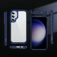 thumbnail image 3 of for Samsung Galaxy S23 Plus Clear Case, Non-Yellowing Shockproof Slim Phone Cover, Military-Grade Protection with Metal Lens Frame, Anti-Scratch Hard Case for Samsung Galaxy S23 Plus, Darkblue, 3 of 7