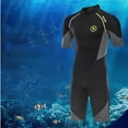 thumbnail image 1 of Traje de baño DYNWAVEMX 1,5 mm corto manga corta para hombre, 1 of 7