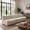 Beige, variant on Christopher Knight Home Modern Compressed Modular Single Sofa Chair, Curved Armless Design, Orange