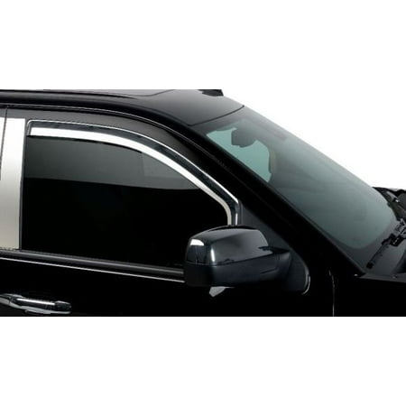 Putco Element Chrome Window Visor In Channel - 480209 Fits select: 1999-2014 FORD F250, 1999-2016 FORD F350