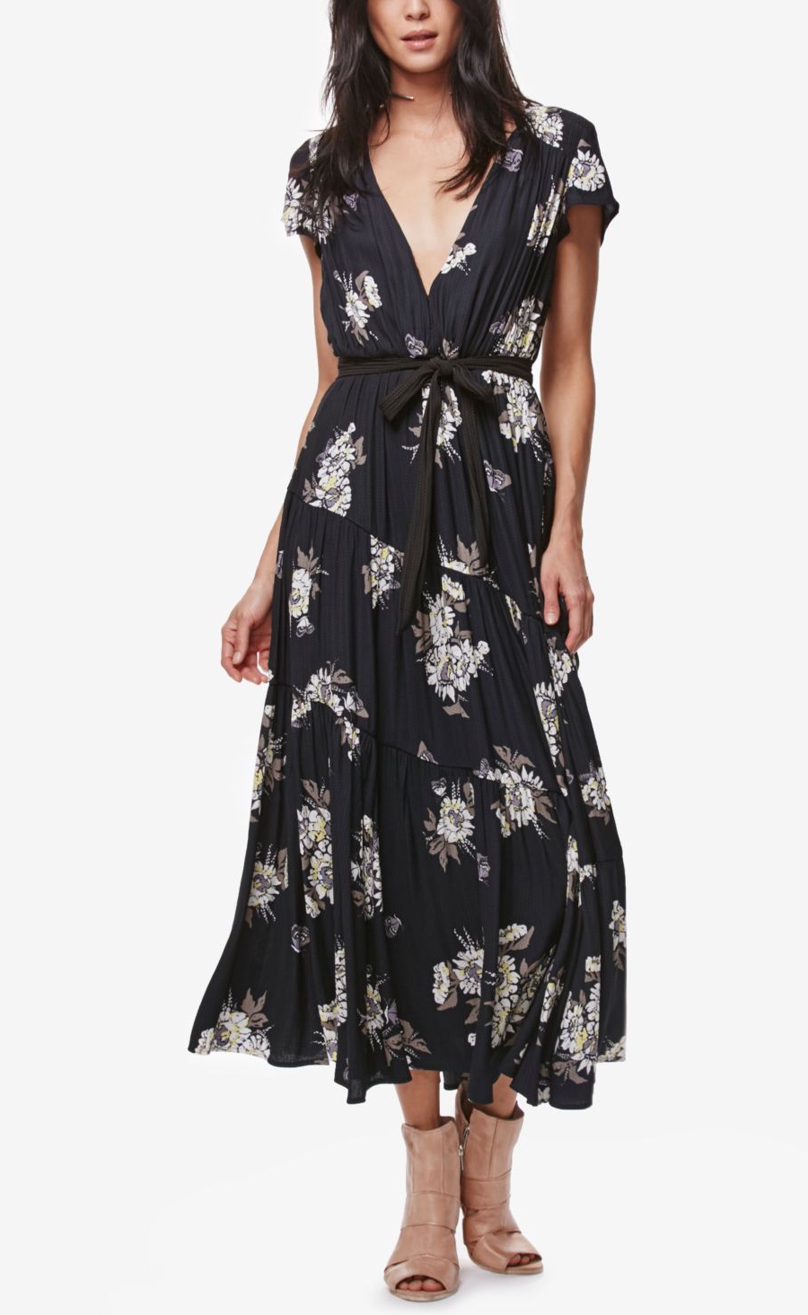 Printed Midi Maxi Dress 
