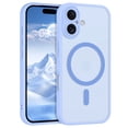 thumbnail image 1 of VENINGO Magnetic for iPhone 17 Case, Compatible with Mag-safe, Shockproof Protection Slim Non-Slip Translucent Matte Protective Phone Cover, Blue, 1 of 8
