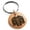 Rose, variant on Stainless Steel Letter A Initial 3D Cube Box Monogram Engraved Small Medallion Circle Charm Keychain Keyring