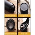 thumbnail image 5 of MOQIN Insulated Water Bottle 24oz with Handle and Flip Tops Lids Stainless Steel Water Bottle Push Button Lid Leak proof Portable for Cyclists, Runners, Hikers, Beach Goers, Picnics, Camping, 5 of 6