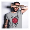 thumbnail image 4 of Playera Dungeons & Dragons Fan Army Talla G Critical Hit Gris, 4 of 4