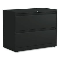Alera Lateral File, 2 Legal/Letter-Size File Drawers, Black, 36" x 18.63" x 28"