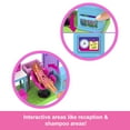 thumbnail image 4 of Barbie Mini BarbieLand Collectible Hair Salon Playset with 1.5-inch Barbie Doll, Interactive Play Areas for Storytelling Fun, 4 of 7