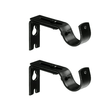 

PC Single Curtain Rod Bracket Into Window Frame Curtain Rod Bracket A3 Iron Plate Curtain Rod Bracket