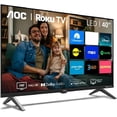 thumbnail image 2 of Q-touch Smart TV LED 40” Full HD con Roku Integrado | AOC 40S5045 | WiFi, HDMI y USB | Control por App y Streaming Directo, 2 of 5