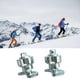 thumbnail image 5 of Yuarrent Profesional senderismo viaje invierno nieve zapato Peg Metal antideslizante Trekking bota hielo Cleat roscado Accesorios Escalada, 5 of 6