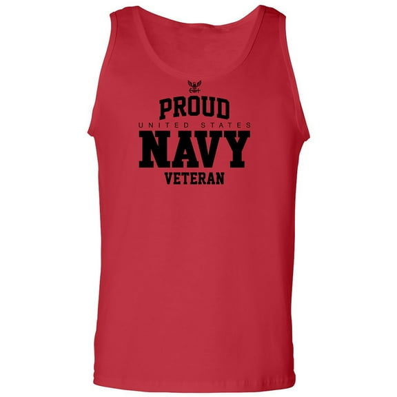 Proud United States Navy VETERAN Adult Tank Top