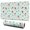 Green Cow Coffee, variant on Long Mouse Pads for Desk,White Cow Milk Pattern Desk Mats on Top Of Desks, Desk Mouse Pad Extra Large with 3mm Non-Slip Base and Stitched Edge for Gaming,Office,Work,Home 31.5"x11.8"